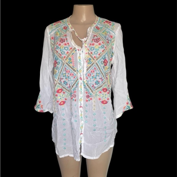 Johnny was Embroidered blouse - Picture 1 of 11